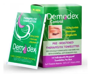 Ovante Demodex Control Pre-Moistened Therapeutic Towelettes