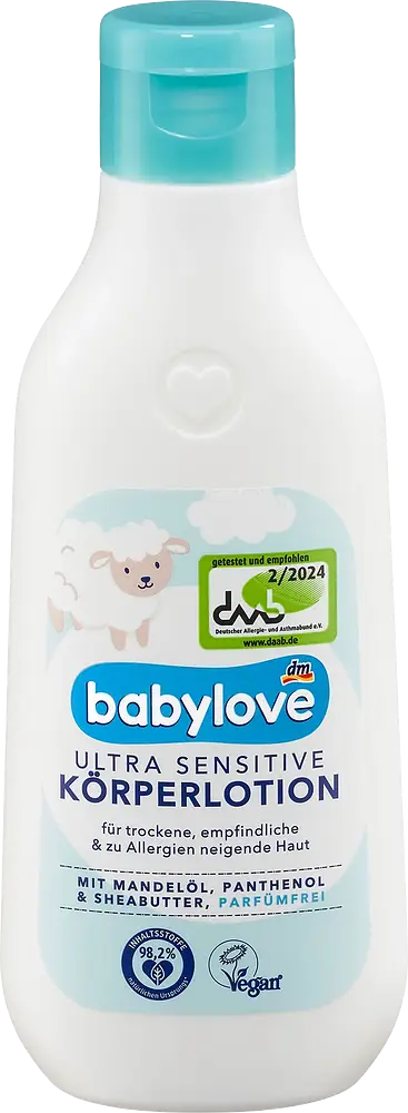 babylove dm Ultra Sensitive Körperlotion