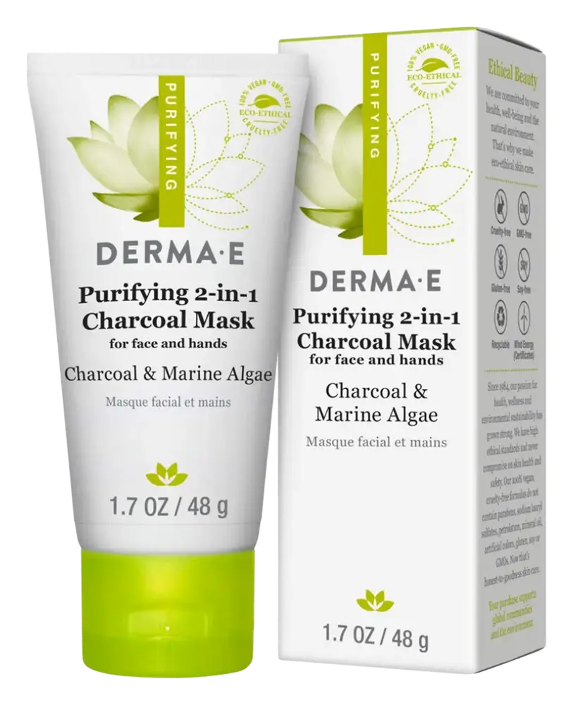 Derma E Purifying 2-in-1 Charcoal Face Mask