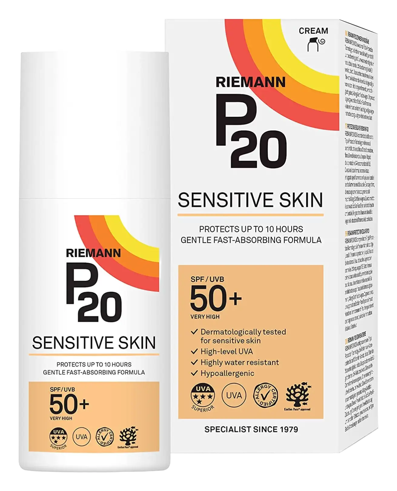 P20 Sensitive Skin SPF 50+