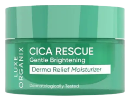 Luxe Organix Cica Rescue Gentle Brightening Derma Relief Moisturizer