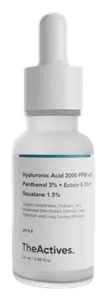 TheActives Hyaluronic Acid 2000 PPM With Panthenol 3% + Ectoin 0.3% + Squalane  1.5% Serum