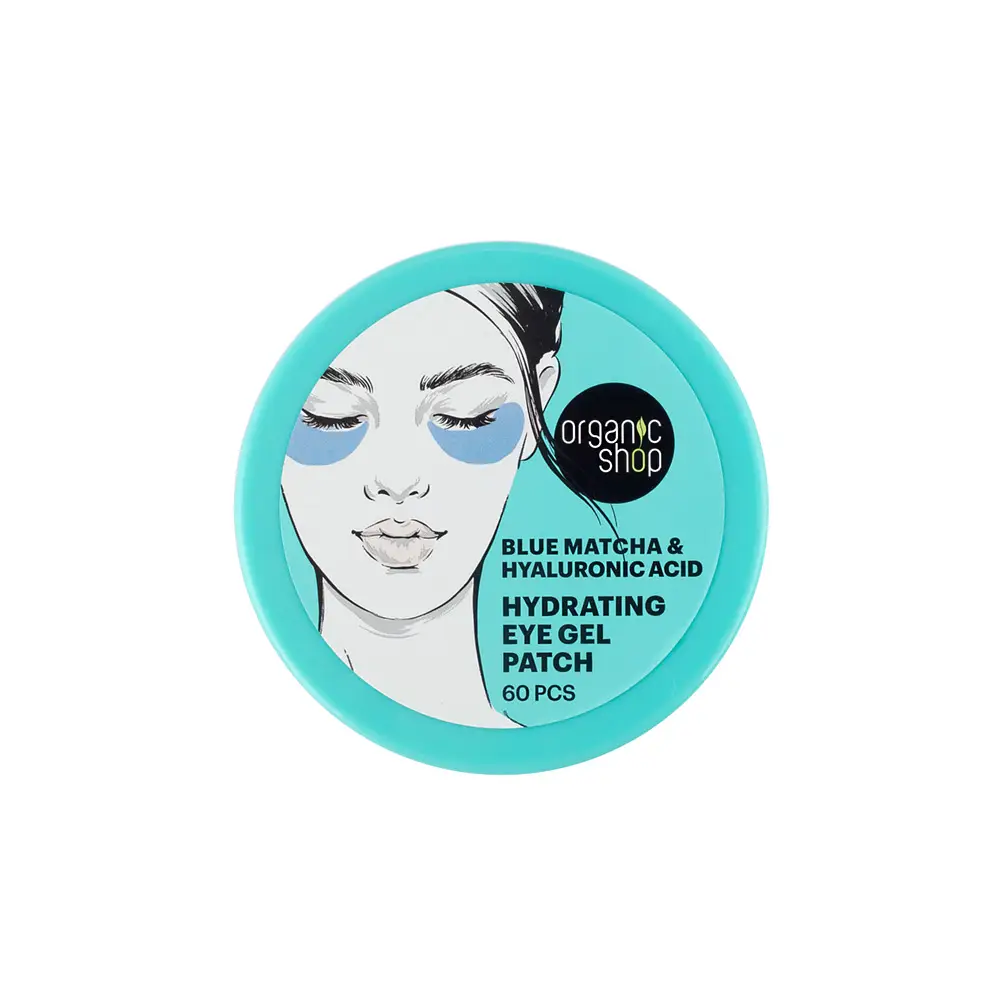 Organic Shop Blue Matcha & Hyaluronic Acid Hydrating Eye Gel Patch
