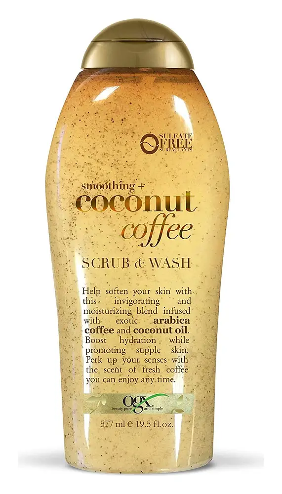 OGX Beauty Smoothing + Coconut Coffee Exfoliating Body Scrub with Arabica Coffee & Coconut Oil
