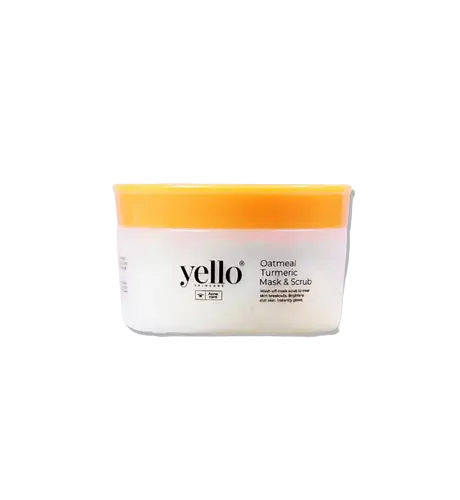 Yello Skincare Oatmeal Turmeric Mask & Scrub