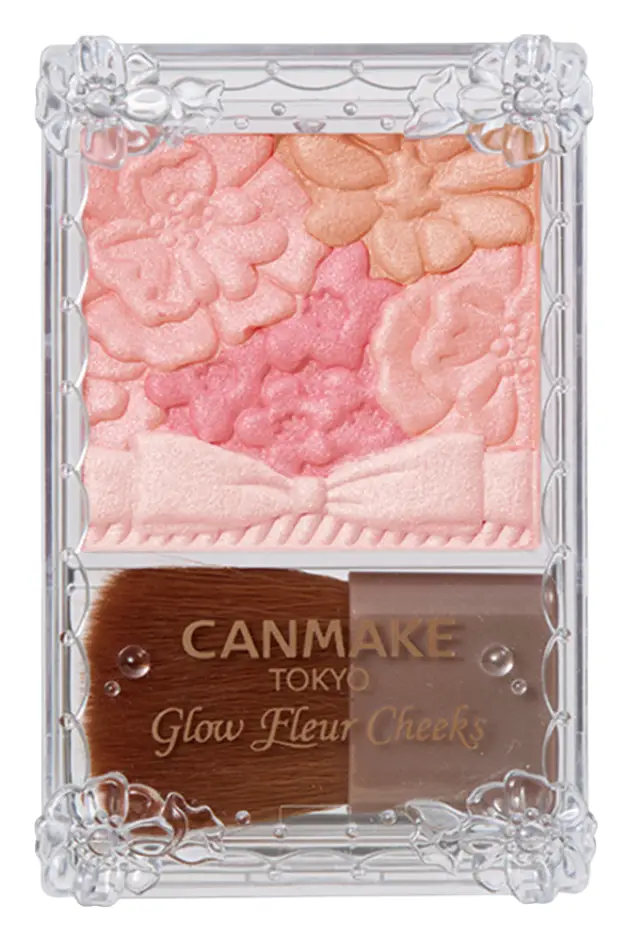 Canmake Glow Fleur Cheeks 01 Peach Fleurr