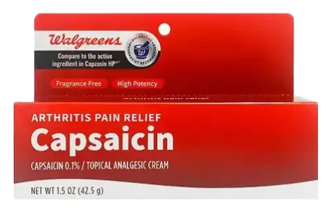 Walgreens Capsaicin Arthritis Pain Relief Cream