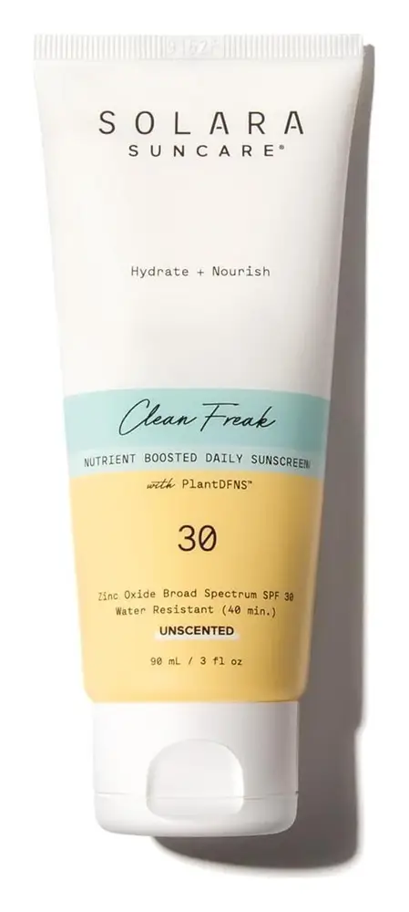 Solara Suncare Clean Freak Nutrient Boosted Daily Sunscreen SPF 30