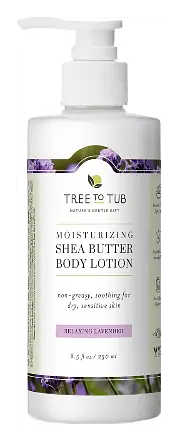 Tree to Tub Moisturizing Shea Butter Body Lotion Relaxing Lavender
