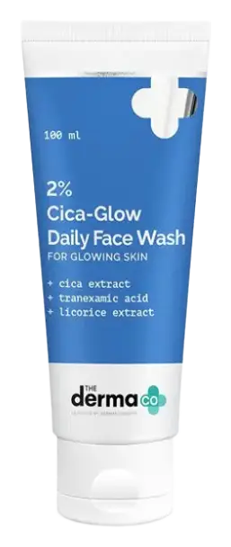 The Derma Co 2% Cica-Glow Daily Face Wash