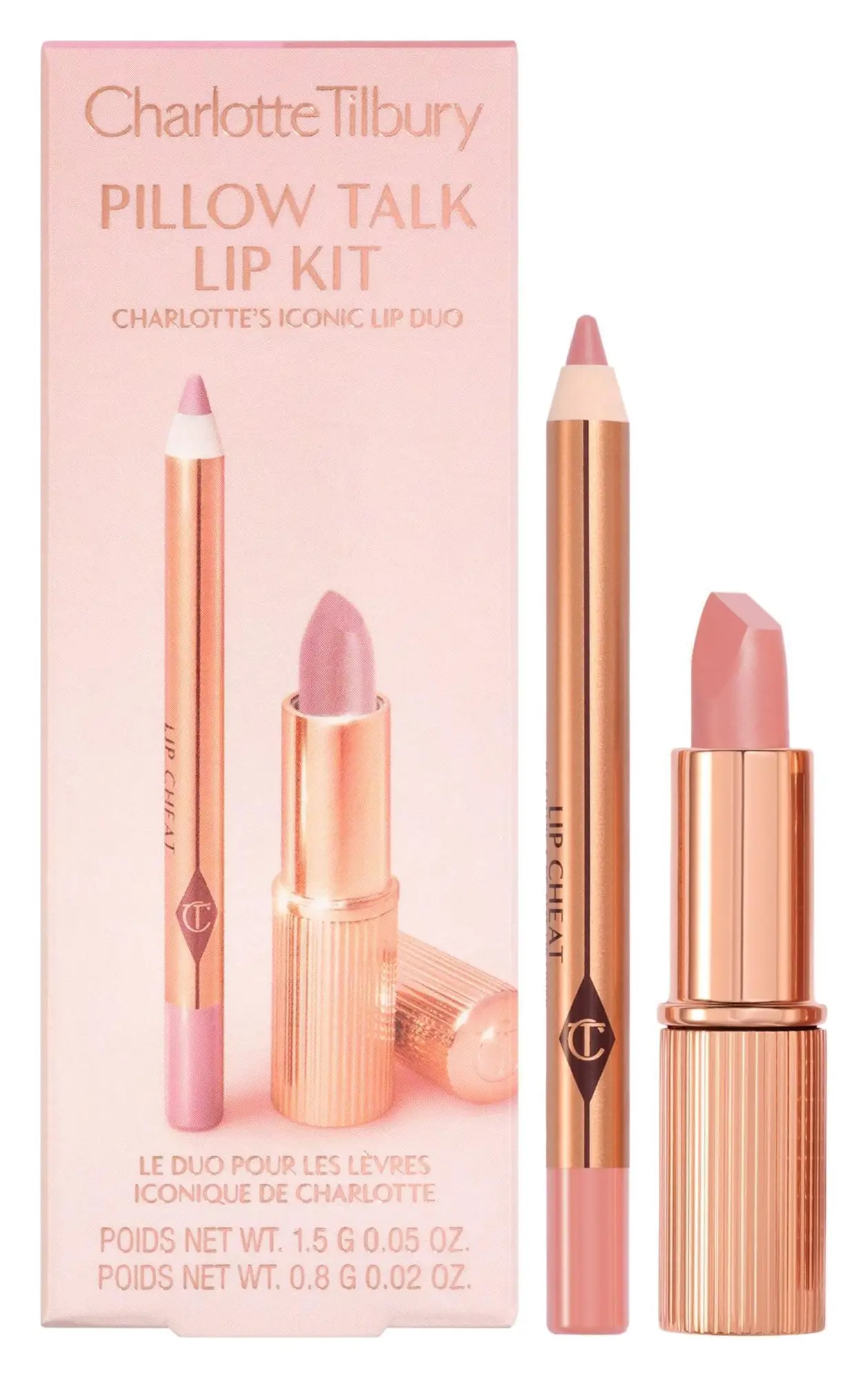 Charlotte Tilbury Mini Pillow Talk Lip Kit Pillow Talk Fair