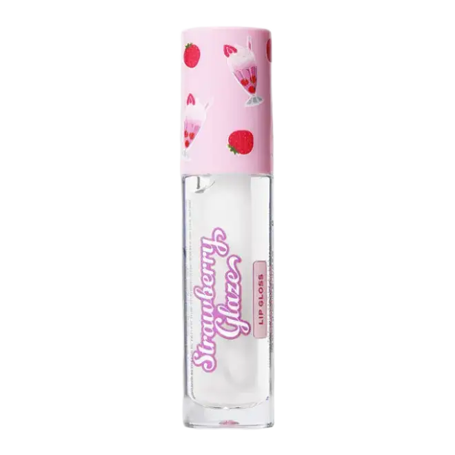 Revolution Beauty Strawberry Glaze Lip Gloss Clearly Cream
