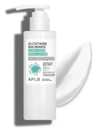 APLB Glutathione Niacinamide Sunscreen Body Lotion SPF 50 PA++++
