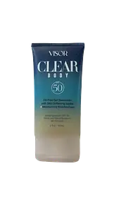 VISOR SKINCARE Clear Body Oil-Free Gel Sunscreen SPF 50