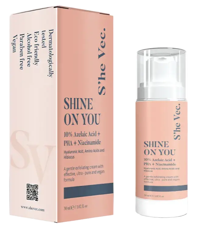 S'he vec Shine On You 10% Azelaic Acid + PHA + Niacinamide