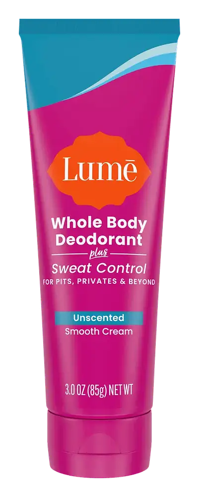 Lume Cream Tube Deodorant + Sweat Control Unscented