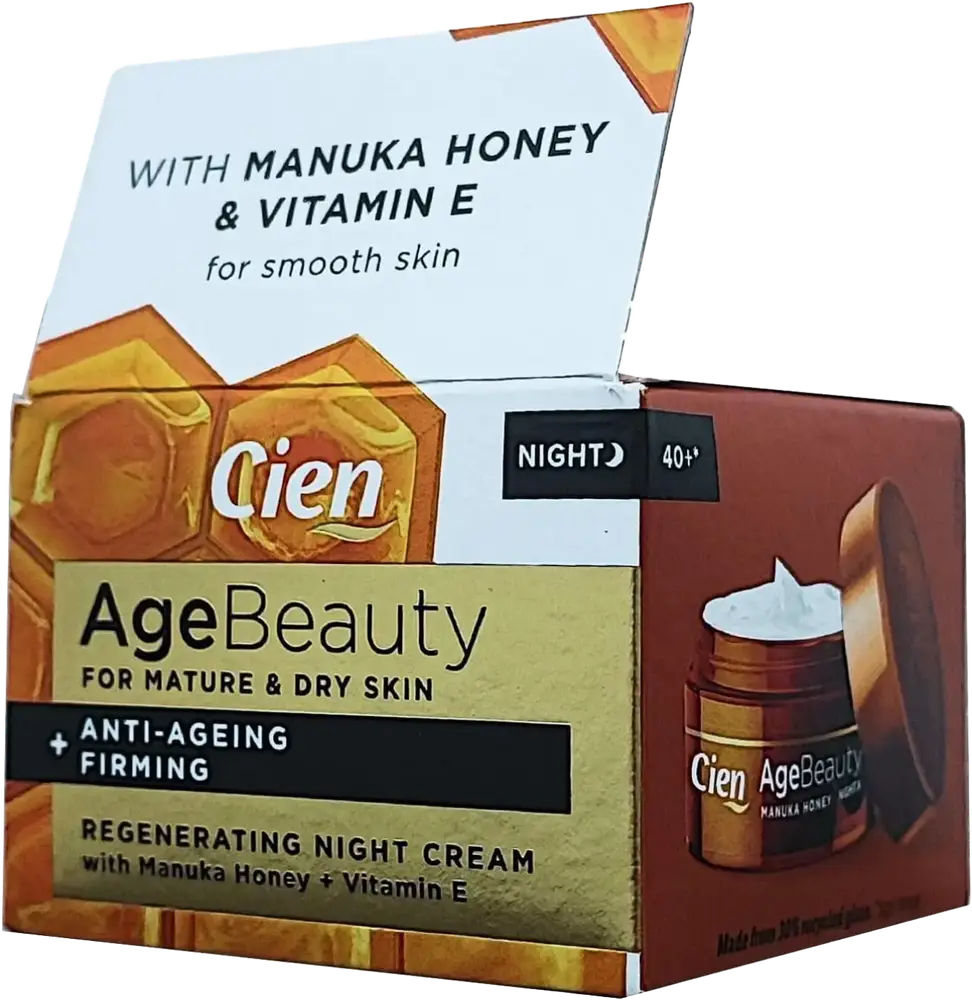 Cien Age Beauty Regenerating Night Cream With Manuka Honey + Vitamin E