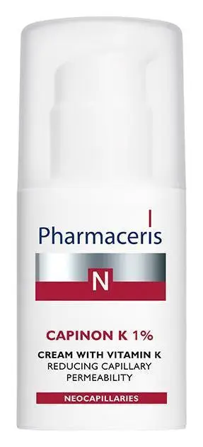 Pharmaceris N Capinon K 1% Cream With Vitamin K Reducing Capillary Permeability