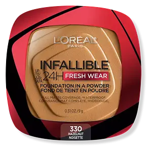 L'Oreal Infallible Fresh 24H Wear Foundation In A Powder 330 Hazelnut