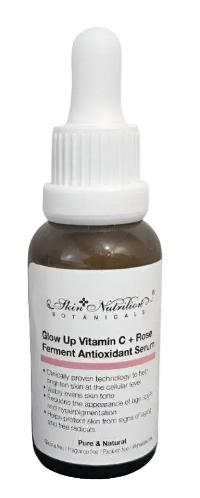 Skin Nutrition Botanicals Glow Up Vitamin C + Rose Ferment Antioxidant Serum