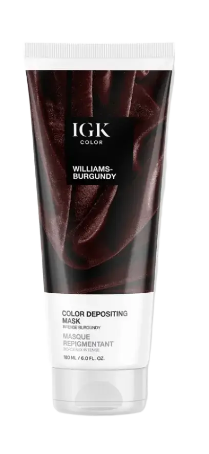 IGK Hair Color Depositing Hair Mask Williams-Burgundy