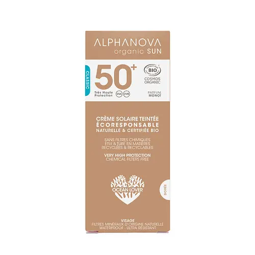 Alphanova Crème Solaire Teintée  SPF 50+ Doree