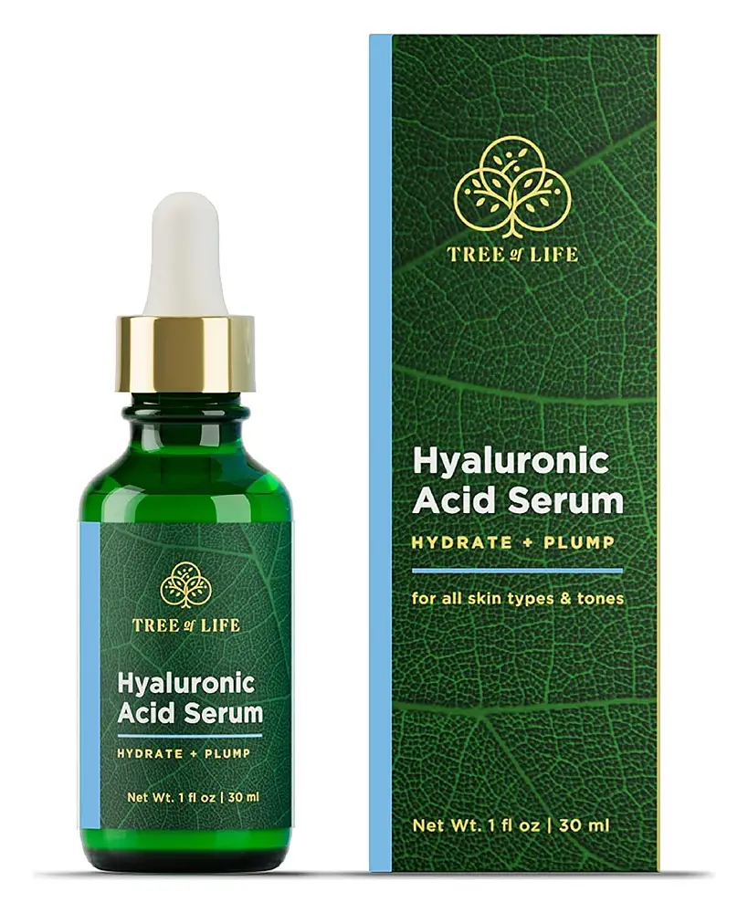 Tree of Life Hyaluronic Acid Serum with Vitamin C | Hydrate + Plump