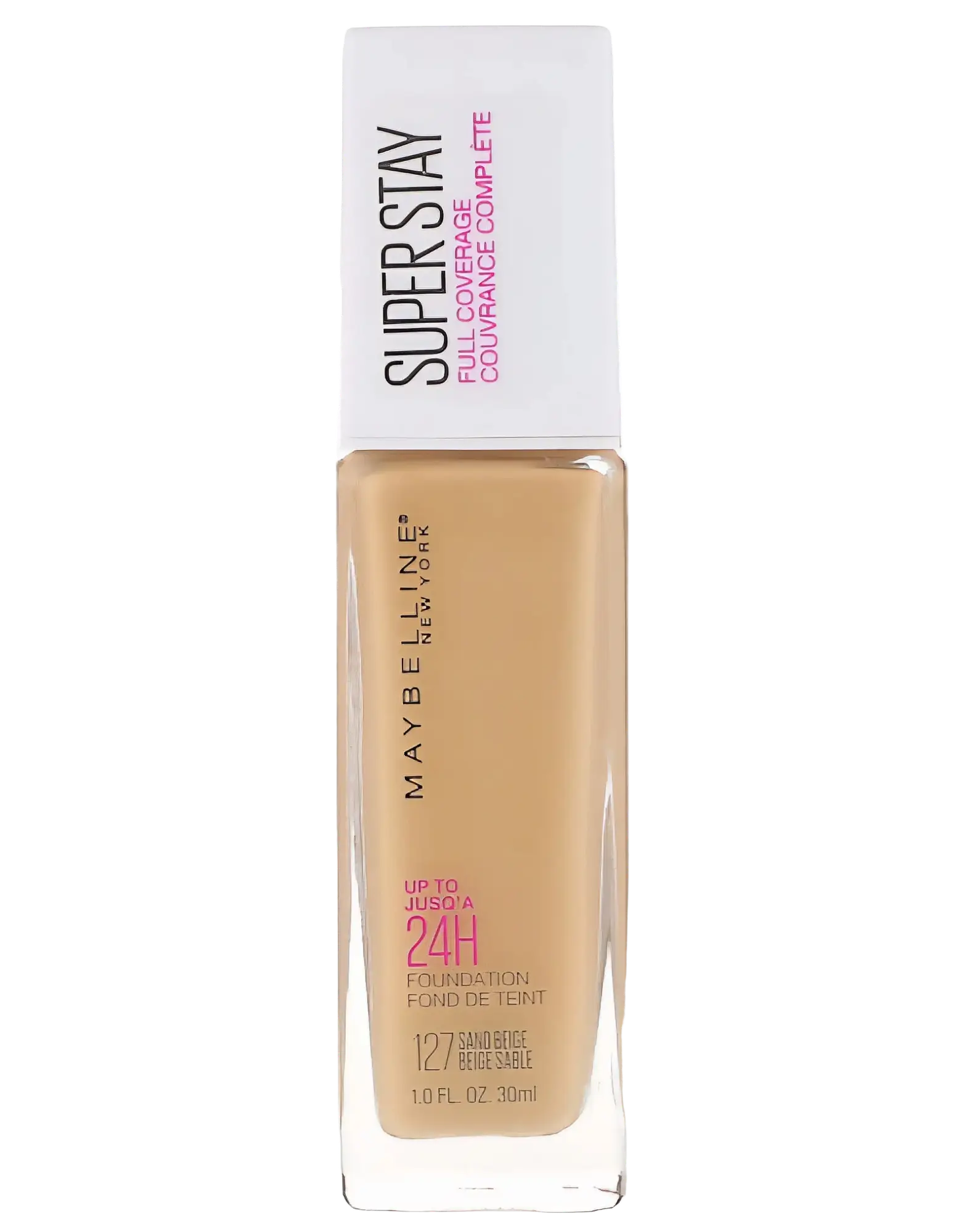 Maybelline SuperStay 24H Full Coverage Foundation 127 Sand Beige