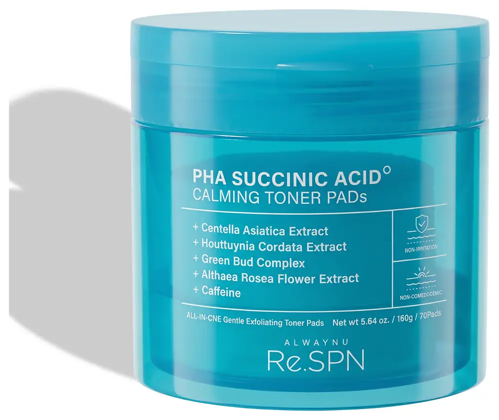 Re.SPN PHA Succinic Acid Calming Toner Pads