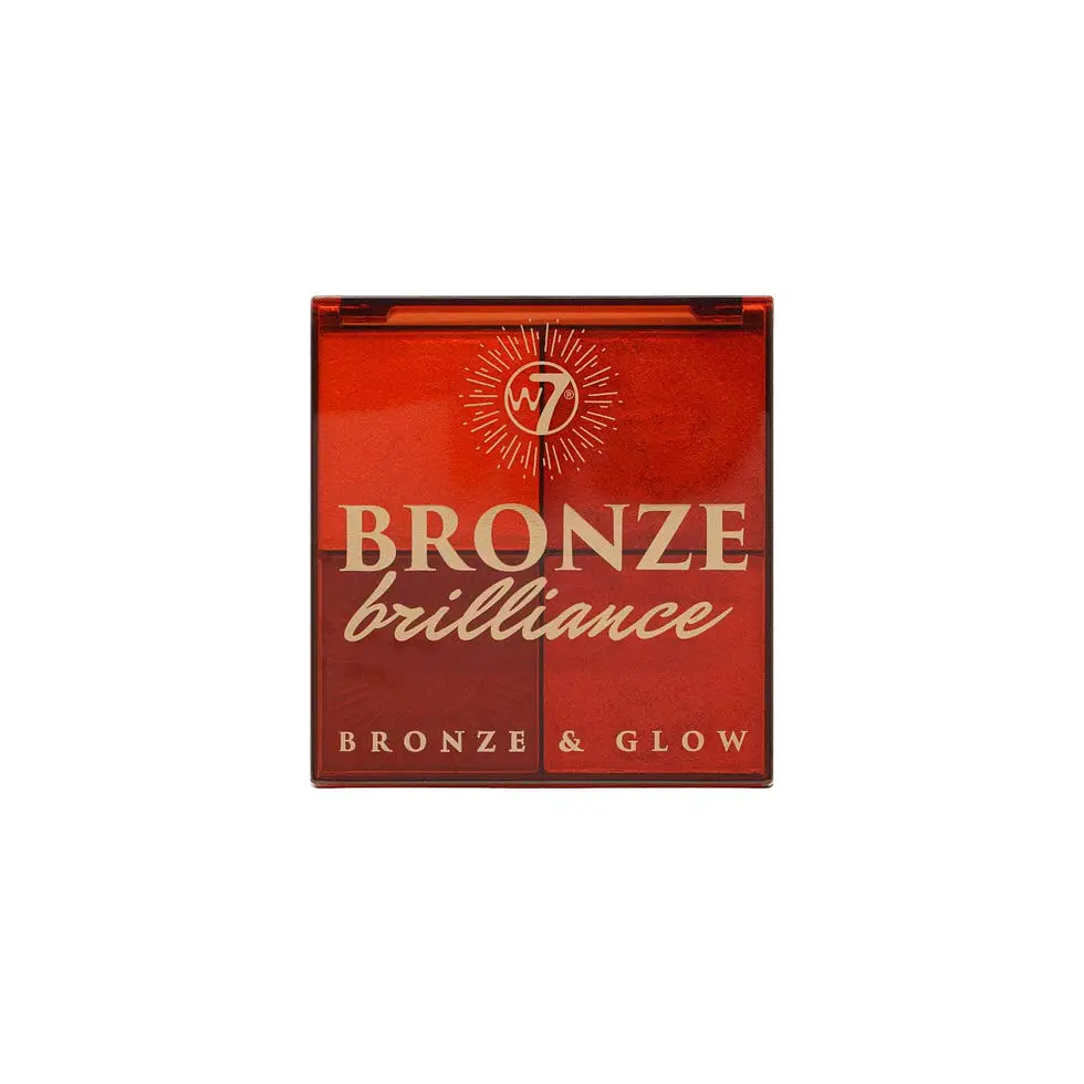 W7 Bronze Brilliance Bronze & Glow Palette Light/Medium