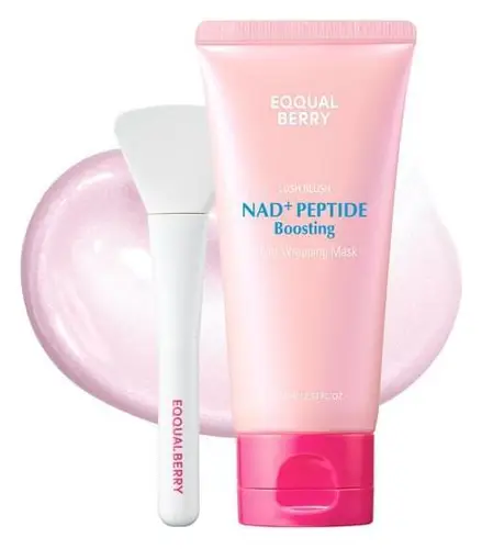 Eqqualberry Lush Blush NAD+ Peptide Boosting Night Wrapping Mask
