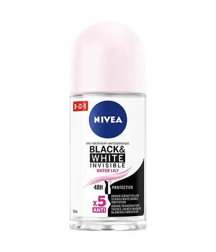 Nivea Black & White Invisible Deodorant Water Lily