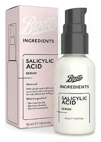 Boots Ingredients Salicylic Acid serum