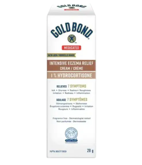 Gold Bond Intensive Eczema Relief Cream With Hydrocortisone 1%