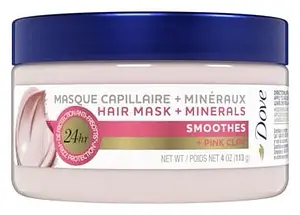 Dove Mineral Hair Mask Smoothes + Pink Clay