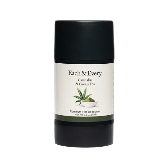 Each & Every Natural Deodorant Cannabis & Green Tea