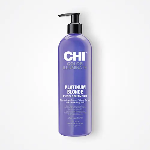 CHI Haircare Color Illuminate Platinum Blonde Purple Shampoo