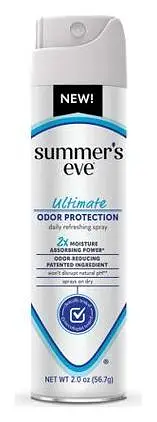 Summer’s Eve Daily Refreshing Spray Ultimate Odor Protection