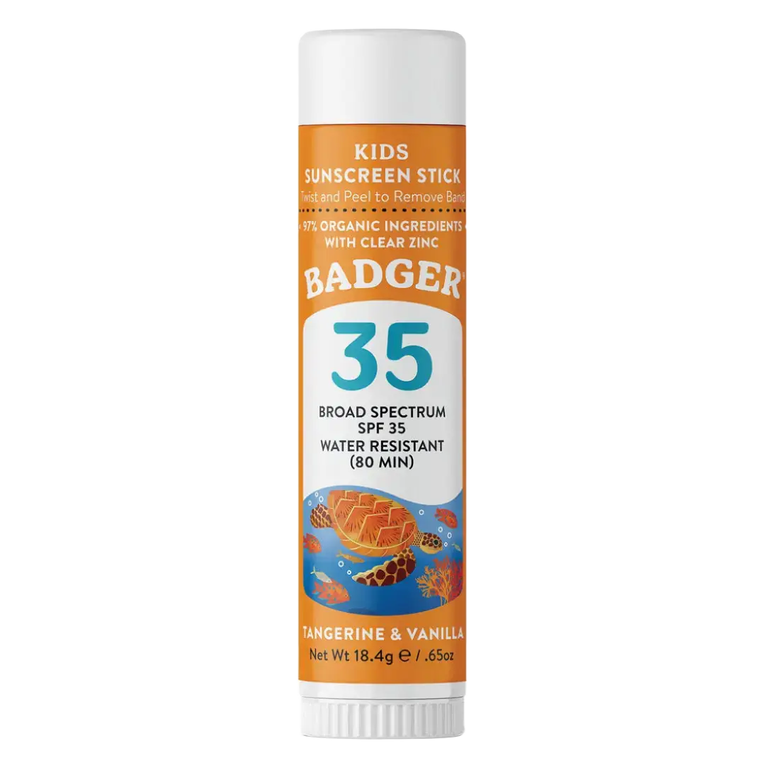 Badger Kids Mineral Sunscreen Face Stick SPF 35