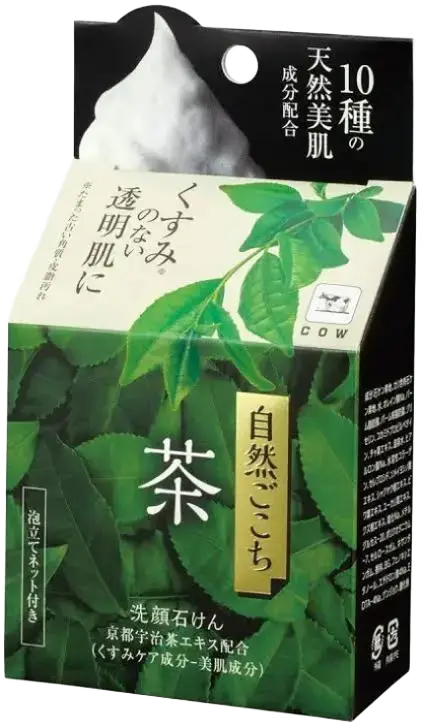 Cow Soap SHIZENGOKOCHI Facial Soap Green Tea