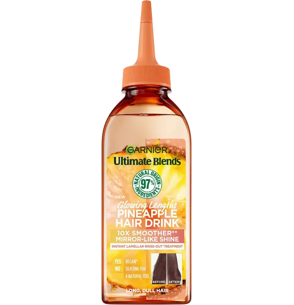 Garnier Ultimate Blends Glowing Lengths Pineapple Hair Drink UK