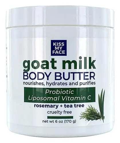Kiss My Face Goat Milk Body Butter Rosemary + Tea Tree