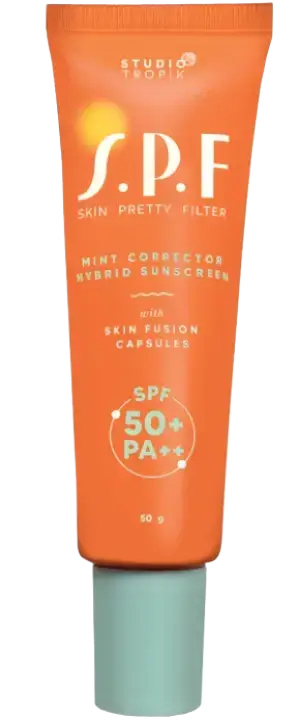 Studio Tropik Corrector Hybrid Sunscreen SPF 50+ Mint