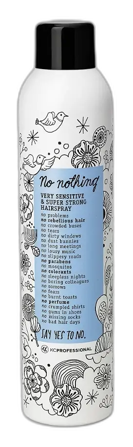 Four Reasons No Nothing Sensitive Super Strong Hold Hairspray