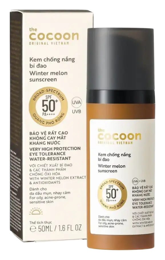 The Cocoon Vietnam Winter Melon Suncreen SPF 50 + PA ++++