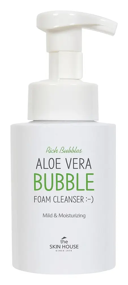 The Skin House Aloe Vera Bubble Foam Cleanser
