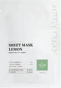 Village 11 Factory Active Clean Sheet Mask Lemon