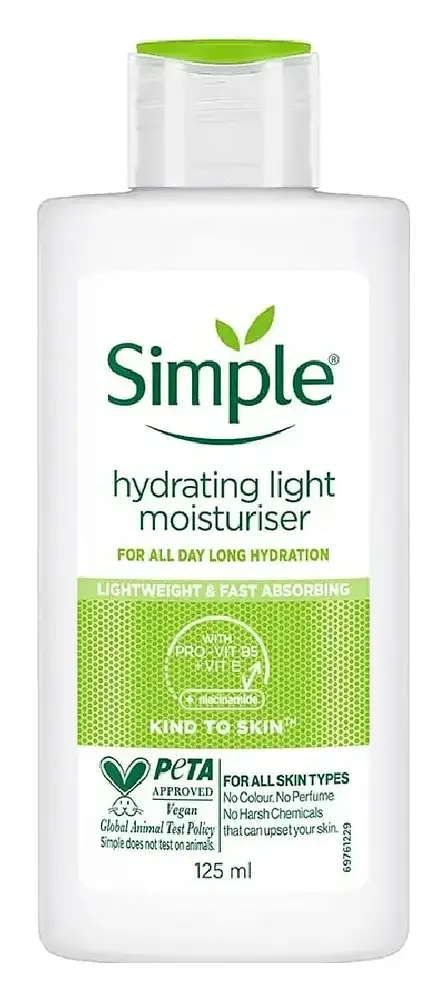 Simple Skincare Kind to Skin Hydrating Light Moisturiser