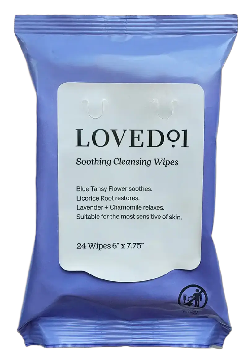 Loved01 Soothing Cleansing Wipes