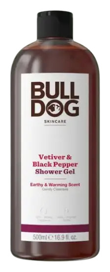 BULLDOG Shower Gel Vetiver & Black Pepper